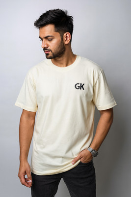 SHEEVENTERPRISE Typography Men Round Neck White T-Shirt