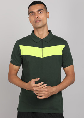 M7 By Metronaut Colorblock Men Polo Neck Multicolor T-Shirt