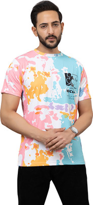 Studshirt Printed Men Round Neck Multicolor T-Shirt