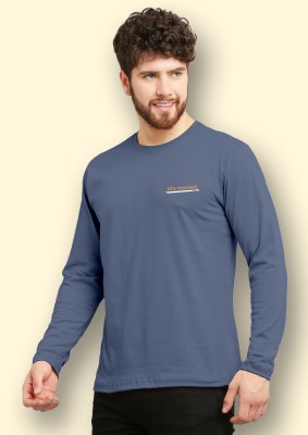 FTX Solid Men Round Neck Grey T-Shirt