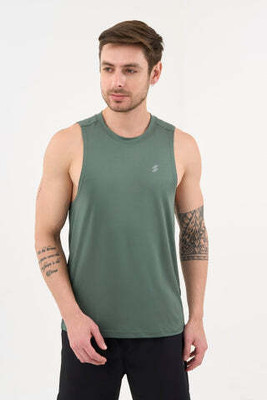 DCYPHR Solid Men Round Neck Green T-Shirt