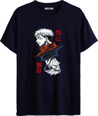 DRIZZLE CLICKS Graphic Print Men Round Neck Multicolor T-Shirt