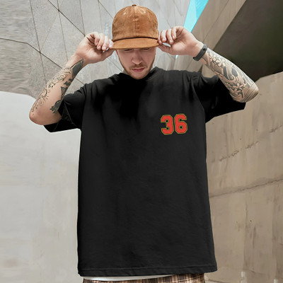 HouseOfCommon Graphic Print Men Round Neck Black T-Shirt