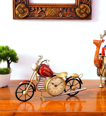 Craft Tree Analog Red Clock