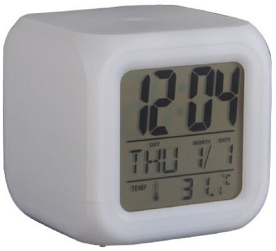 mansa solutions Digital White Clock