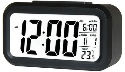 MYSASHOP Digital Black Clock
