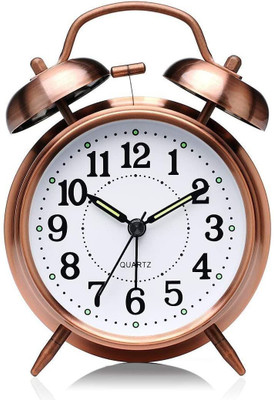 HVG TRADERS Analog Copper Clock