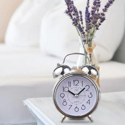 KRUNAL ENTERPRISES Analog Silver Clock
