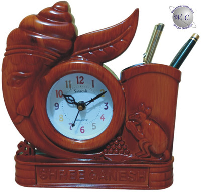 WINSOME COLLECTION Analog Brown Clock