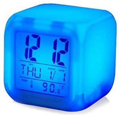 Aliyan Shop Analog-Digital Multicolor Clock