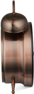 Krunal Enterprise Analog-Digital Copper Color Clock