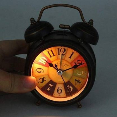 GVJ TRADERS Analog-Digital Multicolor Clock
