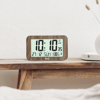 Orpat Ajanta Digital Brown Clock