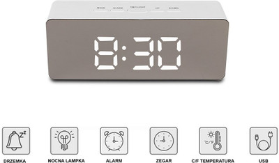 Fulkiza Digital Multicolor Clock