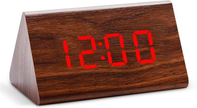 Temix Digital Brown Clock