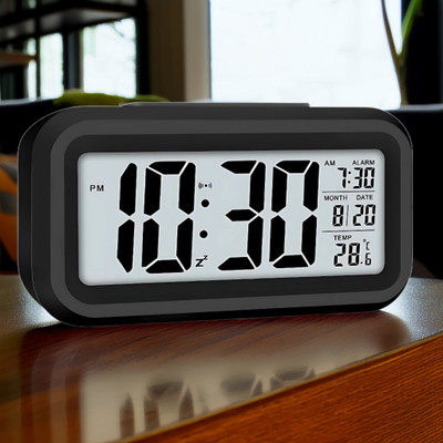 JIWA ESSENCE Digital Black Clock