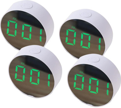 KUBER INDUSTRIES Digital White Clock