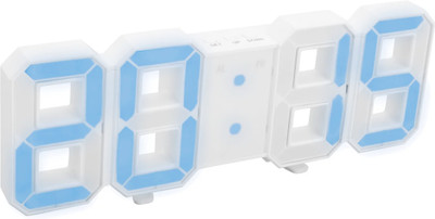 NXZ Digital Blue Clock