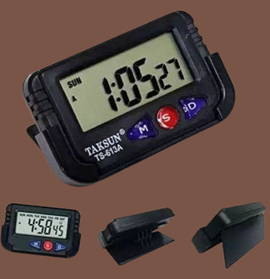 TAKSUN Digital Black Clock