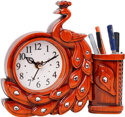 Sigaram Analog Brown Clock