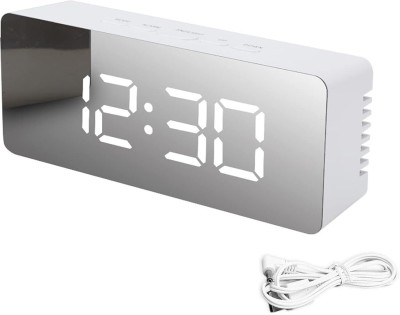 Bexzzor Digital White Clock