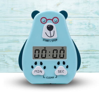 YELONA Digital Sky Blue Clock