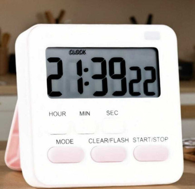 asep Digital White Clock