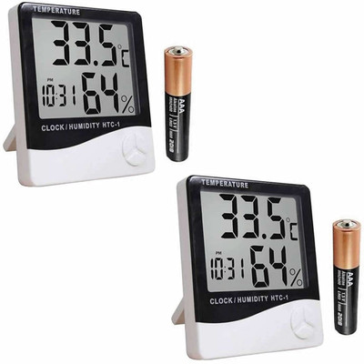 RHONNIUM Digital White Clock