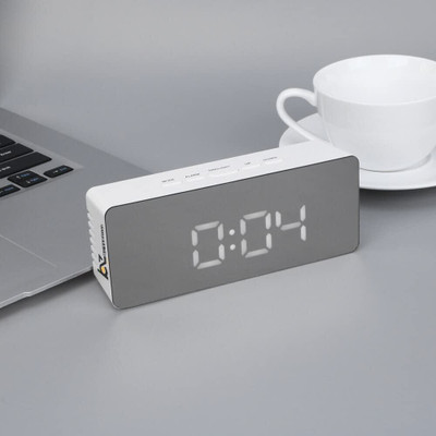 ASTOUND Digital White Clock