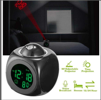 AVR Digital Black Clock