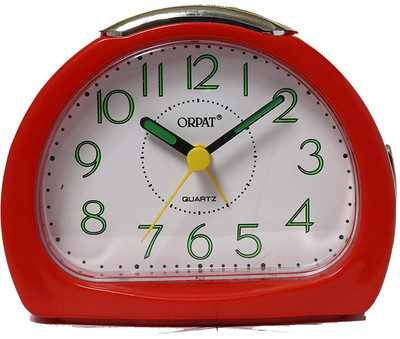 ORPAT Analog Red Clock