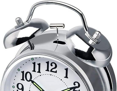 KRUNAL ENTERPRISES Analog Silver Clock