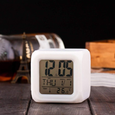 KRISHNATRADERS380 Digital White Clock