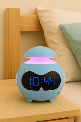 Moda Bay Digital Blue Clock