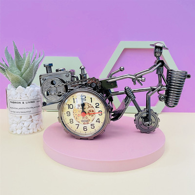 Spiaty Analog Silver3 Clock