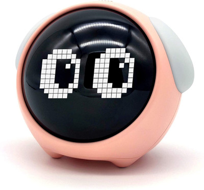 NYRWANA DELIVERING SMILES IN INIDA Digital Pink Clock