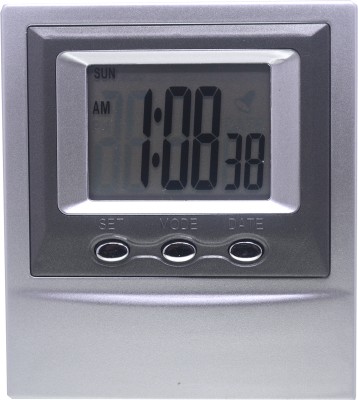 JMALL Digital Silver Clock