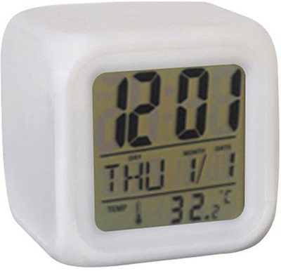 Pushcart Digital Multicolor Clock