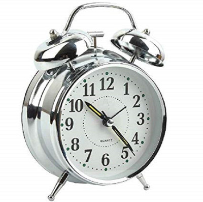 Fulkiza Analog Silver Clock