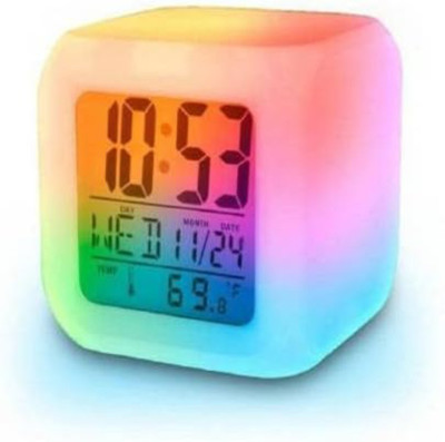 ROAR Digital Multicolor Clock