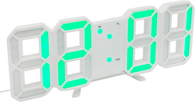 NXZ Digital Green Clock
