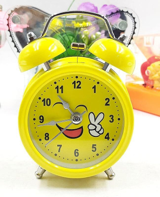 prezzie Analog-Digital Yellow Clock