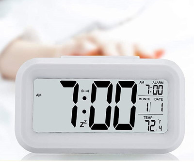 RHONNIUM Digital White Clock