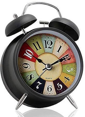 DIYAL ENTERPRISE Analog-Digital Black Clock