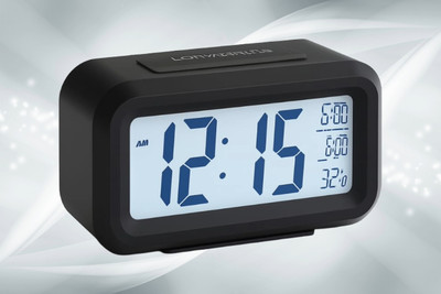 BBTx Digital Black Clock