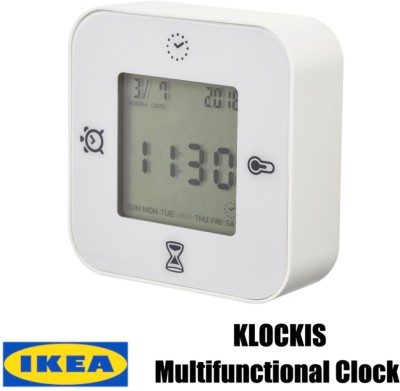 Digital Shoppy Digital White Clock