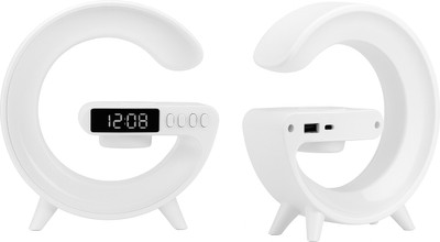 QuackQuack Traders Digital White Clock