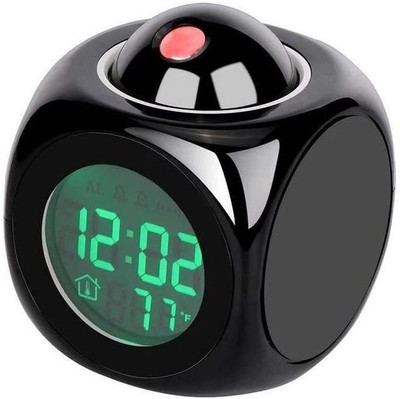 Vaibhav Enterprises Digital Black Clock