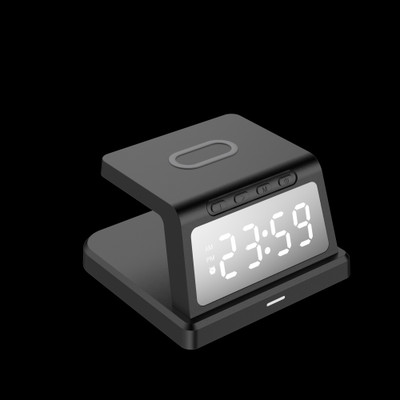 Magnus Digital Black Clock