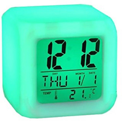 K Dudes Digital Multicolor Clock